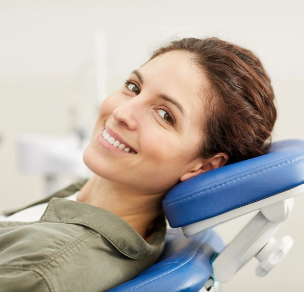 Patient comfortably relaxing during sedation dentistry treatment